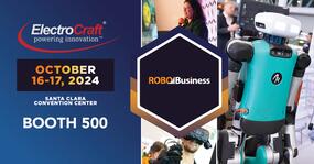 ElectroCraft is pround to be a Gold sponsor for RoboBusiness 2024. Visit us in Santa Clara, CA, Booth 500