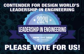 Please vote for us! Design World's Leadership in Engineering 2024 Award